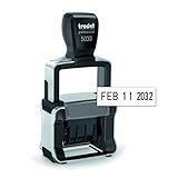Trodat 5030 Professional 4.0 Date Only Stamp, Self Inking, Impression Size 1-5/8” x 3/8” (Black)