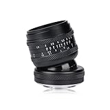 AstrHori 50mm F1.4 Large Aperture Lens Full Frame Manual 2-in-1 Tilt Lens Miniature Model Effect Compatible with Sony E-Mount Mirrorless Camera A7,A7R,A7S,A9,A6000,A6300,A6500,A6600.etc(Black)