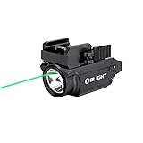 OLIGHT Baldr Mini 600 Lumens Magnetic USB Rechargeable Weaponlight with Green Beam and White LED Combo, Compact Rail Mount Tactical Flashlight with Adjustable Rail (Black)