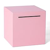 Piggy Bank for Adults Must Break to Open, Unbreakable Adults Piggy Bank Made of Stainless Steel, Metal Saving Bank (Pink, 4.72-inch)
