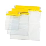 Meetory Clear Waterproof Bags Pouch Dry Bags for Camera Mobile Phone Maps Kayak Document Holder - 3 Piece Set Waterproof Plastic Pouch Utility Bags