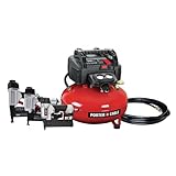 Porter-Cable PCFP3KITR 3-Piece Nailer and 0.8 HP 6 Gallon Oil-Free Pancake Air Compressor Combo Kit (Renewed)