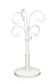 Kitchen Craft Classic Collection Wrought Iron Mug Tree Stand, 37 cm (14.5”)
