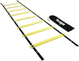 Yes4All Speed Agility Ladder Training Equipment for Soccer, Sports, Footwork & Fitness Feet Exercise - Included Carry Bag