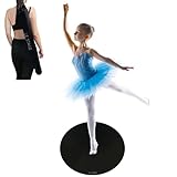 LeStage Dance Floor – Portable Dance Floor Mat – Controlled Slip Surface to Practice & Improve Dance Ballet Performance at Home, Studio, Stage – Kids & Adults (33' round)