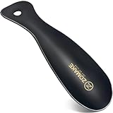 ZOMAKE Metal Shoe Horn for Men Women,Travel ShoeHorn 7.5 Inches