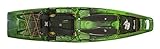 Perception Kayaks Outlaw 11.5 | Sit on Top Fishing Kayak | Fold Away Lawn Chair Seat | 4 Rod Holders | Integrated Tackle Trays | 11' 6' | Moss Camo