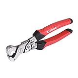 Goldblatt Pro Compound Tile Nippers 9 Inch - Shapping Plier, Nipper Cutting Tools, Tile Cutting Pliers Cutter, Tile Working Tool, Mosaic Trimmer Nipper Cutter, Carbide Trimming