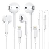 2 Packs - Apple Earbuds for iPhone Headphones Wired Lightning Headsets [MFi Certified] Built-in Mic & Volume Control Earphones Corded Compatible with iPhone 14/13/12/11/XR/XS/X/8/7/X/SE/Pro Max