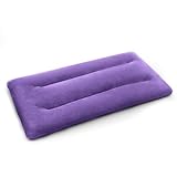 Microwave Heating Pad 6 x 12 Heating Pad Microwave, Microwave Bean Bag Heating Pad for Neck and Shoulders, Moist Heat Pack Pillow Warm Compress for Knee, Muscles, Joints, Wrist (Purple) - 1 Pack