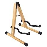 Guitar Stand for Acoustic Electric Guitar, Bass, Cello, Mandolin, Banjo, Ukulele, Beech Wood