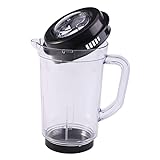 Alvinlite Juicer Blender Pitcher Cups Replacement Parts for Magic Bullet, 33.81Oz Plastic Milk Fruit Vegetable Mixer Accessories Mugs with Handle Fit for 250W Magic Bullet Personal Blender (not innclude Blade)