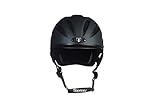 Tipperary Equestrian Horse Riding Helmet - Sportage - Lightweight Cooling Horseback Riding Apparel - Safety Helmet with Superior Ventilation and Air Flow - Carbon Grey - L