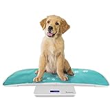 Adamson A50 Pet and Baby Scale + New 2022 + Digital Pet Scale for Cats, Dogs, Rabbits, Puppies, Adults + Small Animal Scale + Great for Newborn / Underweight / Premature + Up to 220 lb / 100 kg