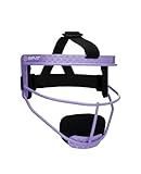RIP-IT | Play Ball - Girls Softball Fielder’s Mask | Mermaid Pattern (Lavender) | Durable Youth Fielder’s Mask |Lightweight Protective Softball Accessories