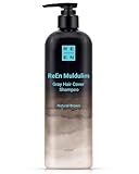 ReEn LG Gradual Effect Natural Brown Color Gray Hair Cover Shampoo- Grey Reducing for lighter shades of hair, Gradual Hair Color for Stronger and Healthier Hair, No Mix, No Mess, Daily Color Shampoo & Treatment, Biotin to Repair Dry & Damaged Hair, For all hair types including Thinning Hair, for Blonde to Medium Brown, for Women and Men - Lg Beauty