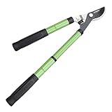 GARDENWORK Extendable Bypass Loppers Tree Trimmer with Compound Action,17-23'Telescopic Heavy Duty Branch Cutter,SK5 Sharp Blade Cutting 2 in Shrubs and Branches
