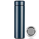 PARACITY Insulated Water Bottle,17 oz Stainless Steel Thermo, Double Wall Vacuum Simple Modern Water Bottle, Metal Water Bottle Keeps Hot for 12 Hrs, Cold for 24 Hrs, for Coffee, Drinks