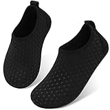 Kids Water Shoes Girls Boys Breathable Quick Dry Barefoot Aqua Sock Shoes for Swim Pool Beach Outdoor Water Sports 1-2 Little Kid