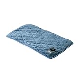 Pure Enrichment® WeightedWarmth™ - 2-in-1 Weighted Lap Pad with Warmer (20” x 12”) 2 lbs, 3 Warmth Settings, BPA-Free, Non-Toxic Beads, & Soft Micromink — Ideal for Kids, Travel & Back Pain, or Cramps