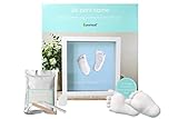 Pearhead Baby Hand Casting Kit and Foot Casting Kit, Newborn Casting Kit and Baby Frame, Baby Girl or Baby Boy Keepsake