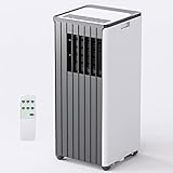 FIOGOHUMI 12000BTU Portable Air Conditioner - Portable AC Unit with Built-in Dehumidifier Fan Mode for Room up to 350 sq.ft. - Room Air Conditioner with 24Hour Timer & Remote Control Window Mount Kit