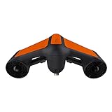 G GENEINNO Underwater Scooter Dual Propellers with 2-Speed Compatible with GoPro (Orange)