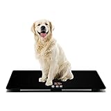 ONE-MI Dog Scales | Pet Scales for Large Breed, Pet Children Adults Large Weight Scale, 25.5 x 17.7inch Weighing Range 2.2lb - 220lb Measurement Accuracy 10g, Weight All Kinds of Dogs and Cats