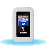 VSVABEFV 4G LTE WiFi Mobile Hotspot Router for Travel, 150 Mbps Wireless Portable Travel Router with AT&T T-Mobile Mint Mobile, Portable WiFi Hotspot Supports 10 Devices, B2/B4/B5/B12/B17 Network Band