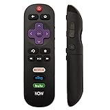 Universal Remote Control for All Hisense/TCL Roku TV Remote Compatible with Roku LED HD 4K TV Remote with Netflix/Sling/Hulu/Now Buttons （NO for Roku Stick Or Player）