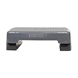 The Step Mini Aerobic Stepper for Home Workout Steppers for Exercise,Gray/Black