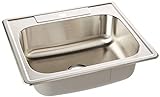 ZUHNE Drop In Kitchen, Bar and RV Stainless Steel Sink (25x22 Single Bowl)