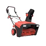 Thunderbay Electric 20-Inch Snow Blower w/180° Rotating Chute 15-AMP Walk-Behind Snow Thrower with Dual LED Lights