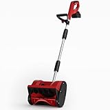 HONGDONG Cordless Snow Shovel - 12 Inch 20V 4.0Ah Cordless Snow Blower for Driveway Battery Snow Blower with Adjustable Handle Electric Snow Thrower for Driveway clearing