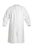 DuPont Tyvek IsoClean Zippered Frock, White, X-Large, 30-Pack