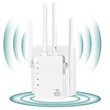 WiFi Extenders Signal Booster for Home Cover Up to 12880 sq. ft & 105 Devices, WiFi Extender, 1200Mbps WiFi Amplifier, WiFi Range Extender, WiFi Booster, Internet Booster, WiFi Extender Booster