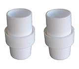 ATIE 1.5' Pool Cleaner Hose and Vacuum Hose Connector Adapter AXV092 Replacement for Hayward AXV092 Automatic Pool Cleaner Hose Connector (2 Pack)