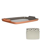 Goodful All-in-One Double Burner Griddle, Ceramic Nonstick, Durable Cast Aluminum, Oven Safe and Dishwasher Safe, Made without PFAS, PFOA, PFOS & PTFE, 18-Inch x 11-Inch, Terracotta