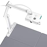 OKIOLABS OKIOCAM T USB Document Camera 11' x 17' for Teachers and Classroom, Work from Home, Online Teaching, Video Calling, Doc Camera for Mac PC Chromebook, Stop Motion Time Lapse, QHD 1944p