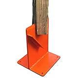 Hi-Flame Firewood Kindling Splitter for Wood Stove Fireplace and Fire Pits, Orange