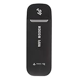 4G USB WiFi Adapter, 4G Mobile WiFi Router Portable Wireless Network Adapter, USB Powered Travel WiFi Hotspot 4G LTE Router, Supports 10 Device Connections