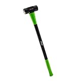 ARCAN TOOLS 6 LB Sledge Hammer 36-Inch 3G Fiberglass Handle with Rubber Grips and Drop Forged Heads (AH6S)