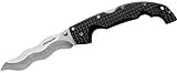 Cold Steel Voyager Series Folding Knife with Tri-Ad Lock and Pocket Clip, Kris, XL