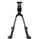 Lumintrail Center Mount Bicycle Double Leg Kickstand - Adjustable Height Bike Kick Stands for 24, 26, 27.5, 29 Inch Adult Bikes - No Fat Tire - Perfect for Cruiser, Road and Hybrid Bike