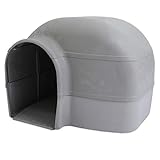 Petmate Husky Dog House for Dogs Up to 90 Pounds, Grey, Made in USA
