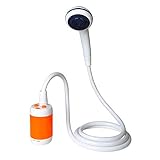 Portable Shower Electric Shower Camping Shower Adjustable Speed Built-in 4800mAH Rechargeable Battery-powered Shower for Indoor or Outdoor Personal Showering Car Washing Pet bathing Plants Watering