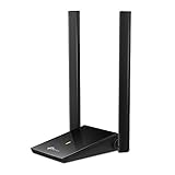 TP-Link USB WiFi Adapter, AC1300Mbps Dual Band 5dBi High Gain Antenna 2.4GHz/ 5GHz Wireless Network Adapter for Desktop PC (Archer T4U Plus)- Supports Windows 10/8.1/8/7, Mac OS 10.9 - 10.14