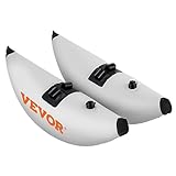 VEVOR Kayak Stabilizers, 2 PCS, PVC Inflatable Kayak Outrigger Float with Sidekick Arms Rod, Standing Float Stabilizer System Kit for Kayaks, Canoes, Fishing Boats