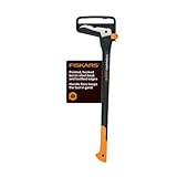 Fiskars 28' Hookaroon - Non-Slip Grip Handle with Pointed, Angled Blade - Landscaping Tool for Rotating, Dragging, Stacking Logs - Black/Orange