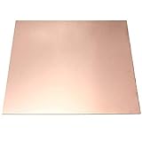 CynKen 1 Pieces 3mmx100mmx100mm 99.9% Pure Copper Sheet Metal Plate About 4'x4'x0.12'